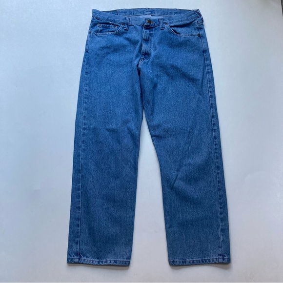 Wrangler Relaxed Fit Jeans Mens Size 36x29 Medium Wash - Picture 6 of 9